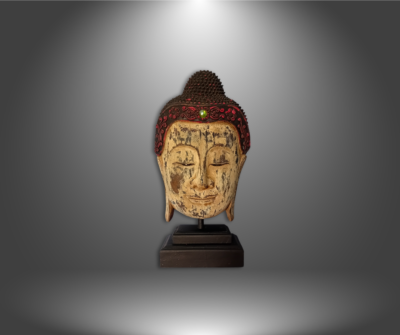 An Enchanting Buddha Head Sculpture